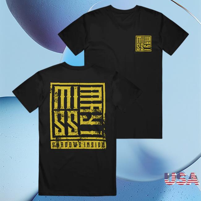 Official Merch Now Now Miss May I Shadow Box Black T-Shirts MerchNow