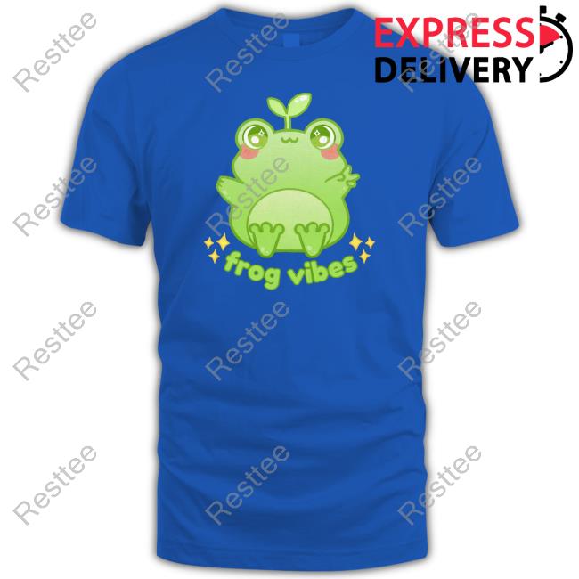 Froggycrossing Merch Frog Vibes Long Sleeve Shirt Crowdmade