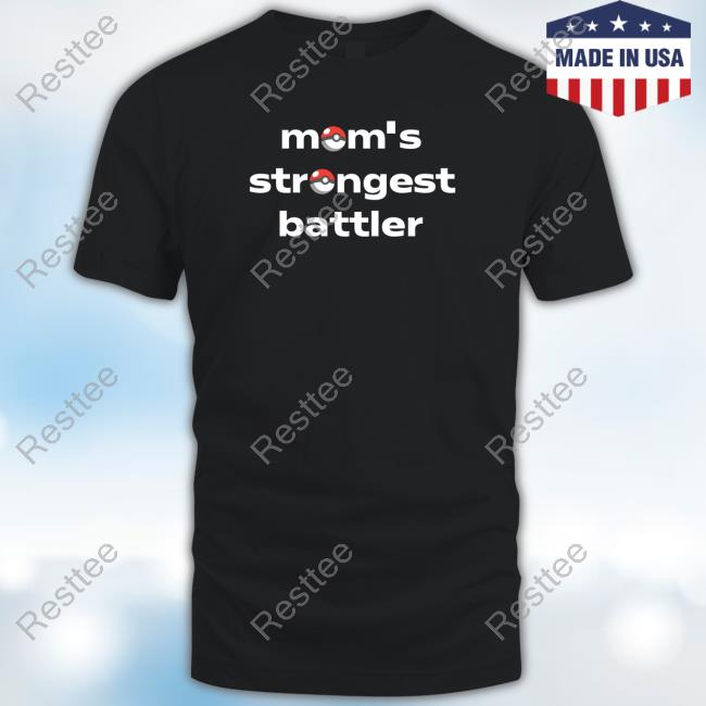 Official Wolfe Glick Pokemon Mom's Strongest Battler T-Shirt