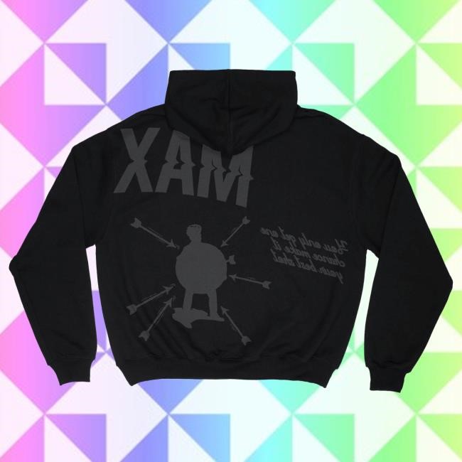 Official Maximo Apparel Black Bullseye Pull Over Hoodie Official Maximo Apparel Black Bullseye Attractive Hoodie