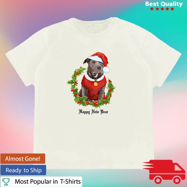 Official Interscope Records BillieEilish Merch Clothing Store Billie Eilish Shark White Happy New Year Tees