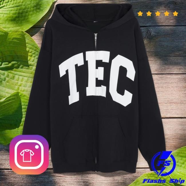 Official Lil Tecca Merch Store Tec Zip Hooded Sweatshirt