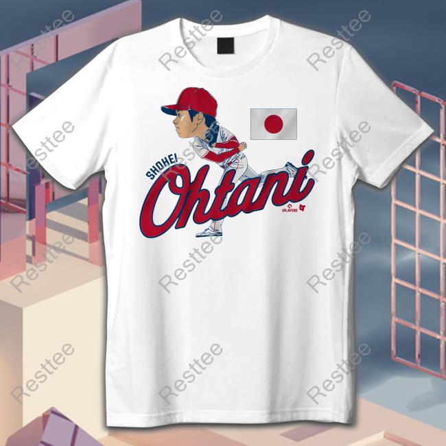 Shohei Ohtani Japan Caricature Long Sleeve Shirt
