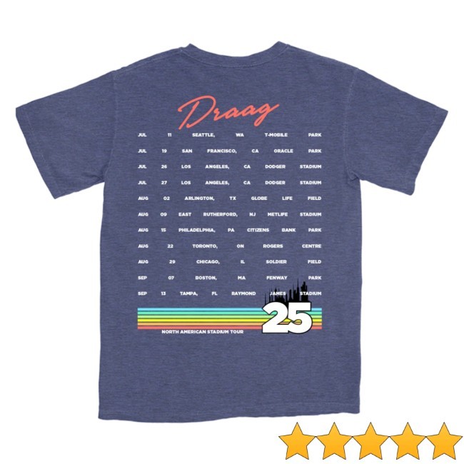 Official Draag Tour New T-Shirt - My Chemical Romance