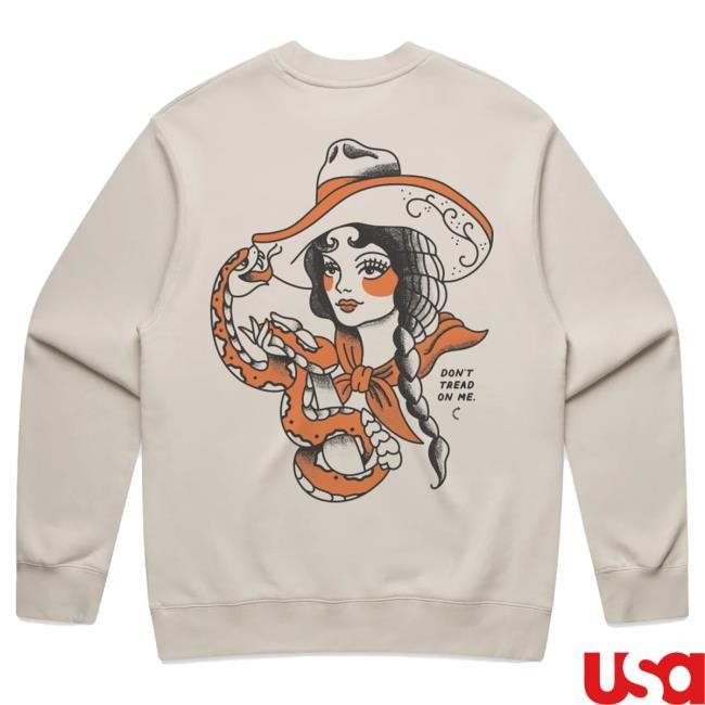 Turning Point USA TPUSA Official Tpusa Merch Store Shop Turning Point Usa Don't Tread Crewneck Sweatshirt