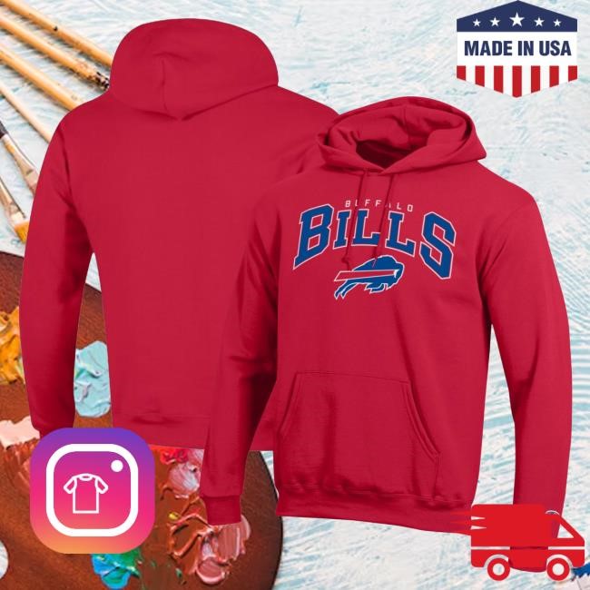Royal Buffalo Bills Champion Arch Over Layer Heavy Streetwear Buffalo Bills Champion Fanatics