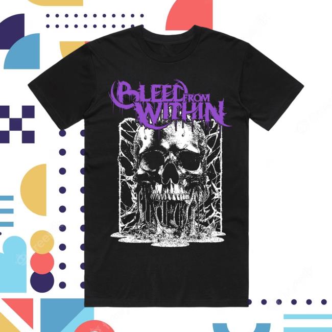 Official Bleed From Within Shop Melting Skull We All Suffer The SameTee Shirt