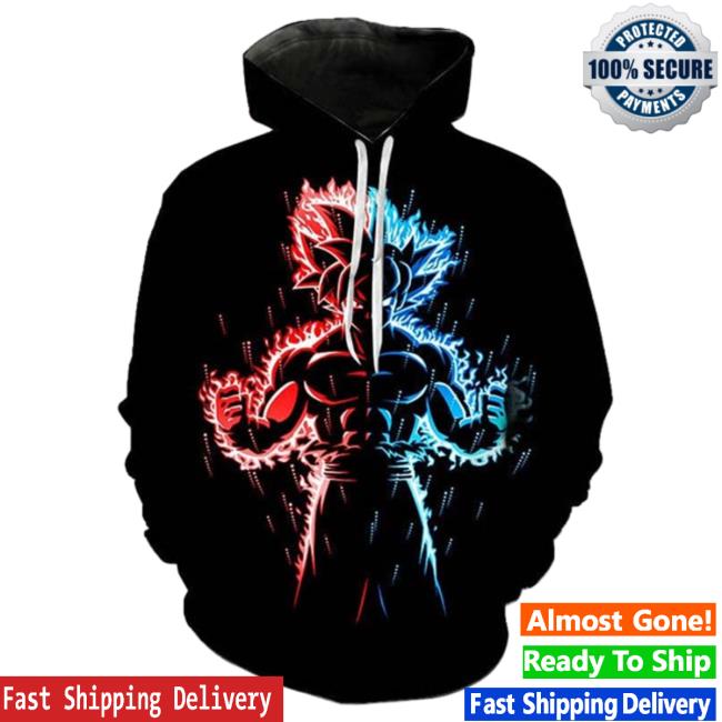 Official Dragon Ball God & Blue Goku Hot Shirt