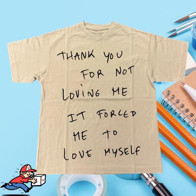 Official Do Not Disturb Clothing Store Shop Dnd By Ferris Thank You For Not Loving Me T-Shirts Light Wash Black