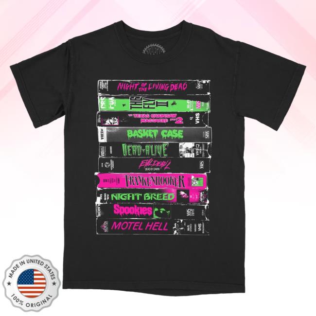 Official Studiohouse Designs Merch Store Vhs Or Die Part 4 Top Shirt Studiohouse Designs Apparel Clothing Shop StudiohouseDesigns