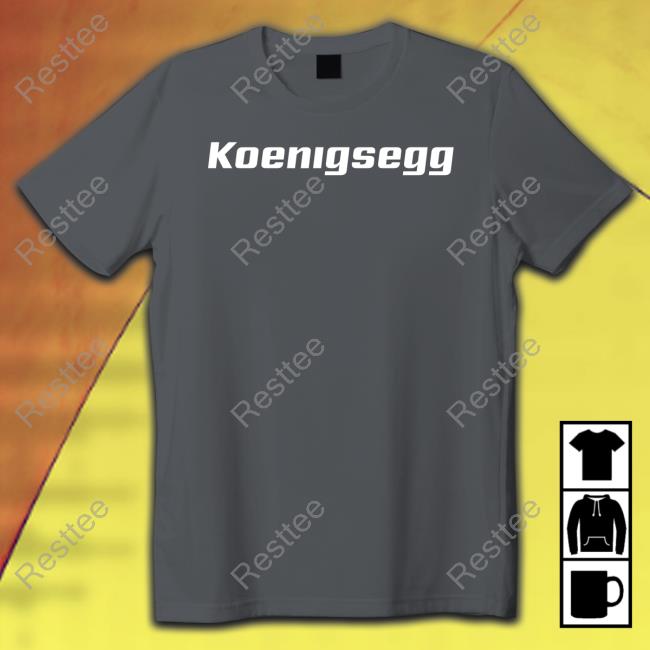 Official Koenigsegg Merch Koenigsegg Tee Shirt