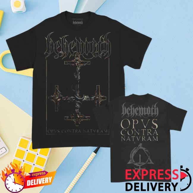 Official Behemoth Shop Store Merch Opvus Contra Natvram Cover T Shirt