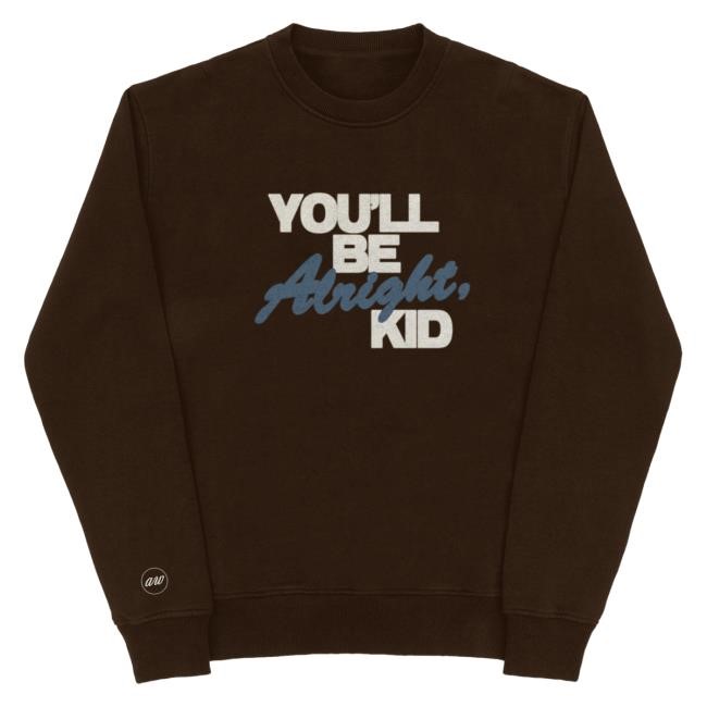 Alex Warren You'll Be Alright Kid Initials Sweater