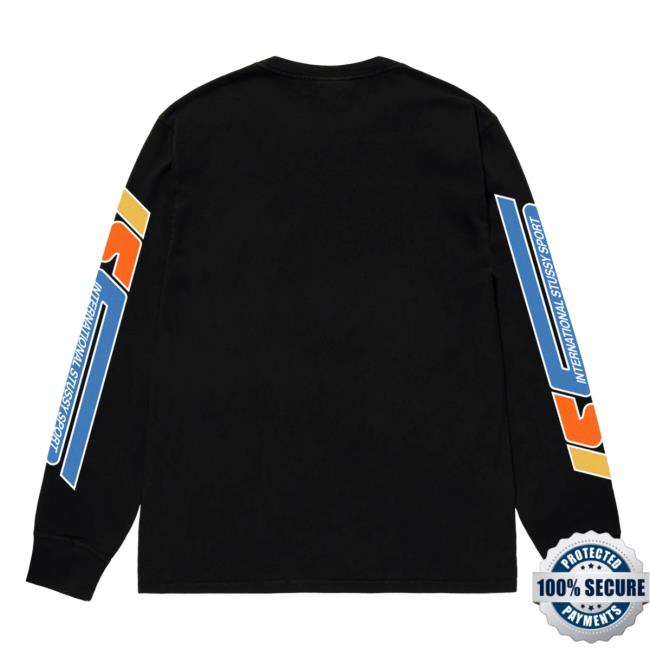 Stüssy Sport Black LS Shirt 2023 Official Stüssy Sport Black LS T-Shirt