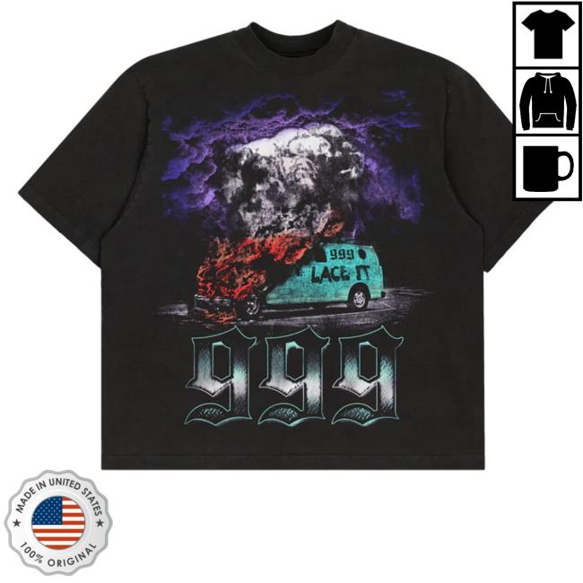 Juice Wrld Merch Tpne Van Black Tee Shirt 999Club