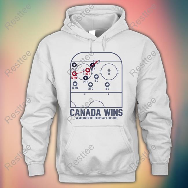 Canada Wins Hockey Tee Shirt