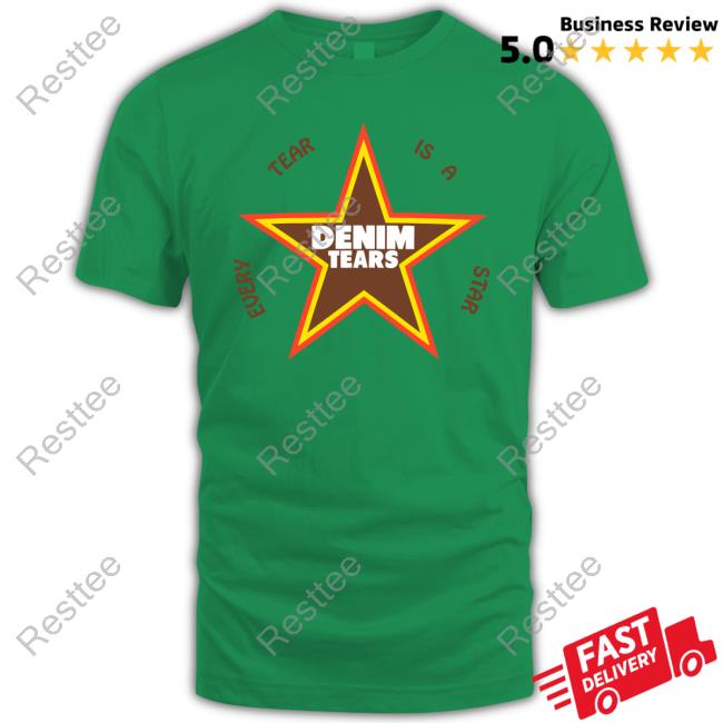 Denim Tears Merch Every Tear Is A Star Shirt