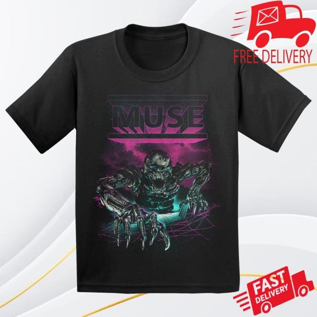 Official Muse Clothing Store Robo Murph Kids Youth New T-Shirt | Muse
