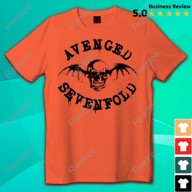 Avenged Sevenfold Merch Vandalize Orange Tee Avenged Sevenfold Merch A7xworld Vandalize Orange Long Sleeve Tee
