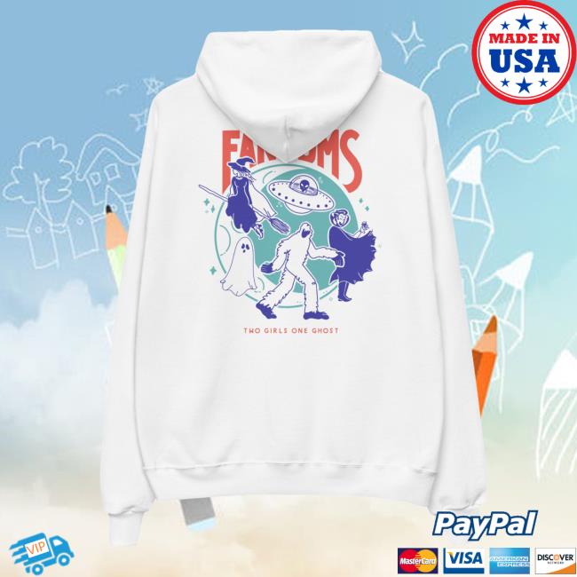 Two Girls One Ghost Merch Store 90'S Fantoms Fleece Sweartshirt Hoodie