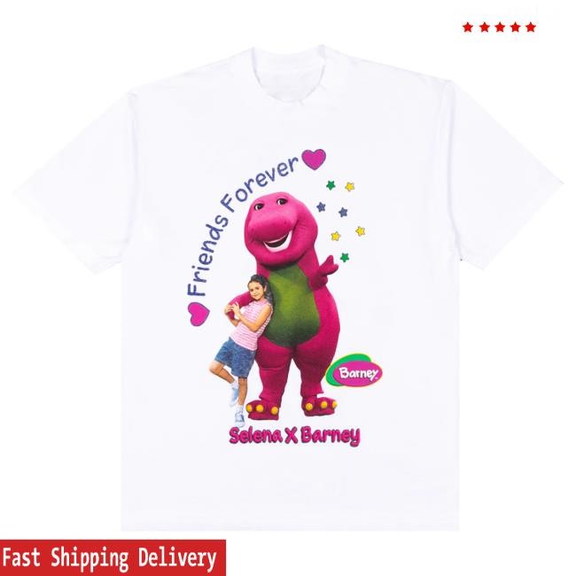 Official Complex Shop Barney X Selena I Love You Black Shirt Selena Gomez Official Complex Store Barney X Selena I Love You Black Shirts Selena Gomez