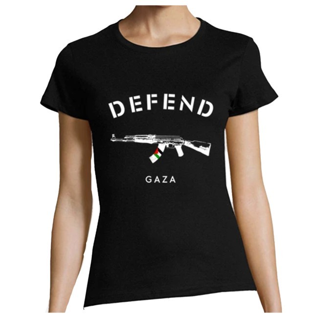 Defend Gaza Tee By Against The Current Defend Gaza Tee Shirt By Against The Current