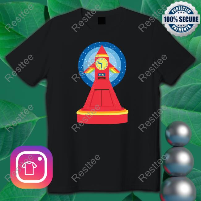 Abc Merch Official Rocket Clock Adult Long Sleeve T Shirt Play School