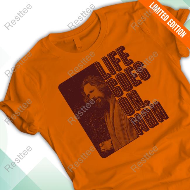 Official Big Lebowski Life Goes On Man Shirt