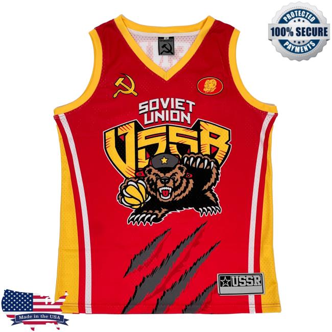 USSR Lenin Soviet Union 91 Basketball Jersey Tank