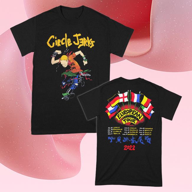 Official Kings Road Merch Store Circle Jerks Skanking Europe 2022 | Top Shirt Kings Road Shop CircleJerks