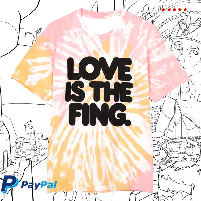 Official Idles Band Merch Store Shop Love Is The Fing Tie-Dye T-Shirt IdlesBand