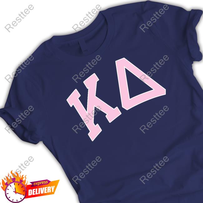 Official The Social Life Kappa Delta Pink Rowing Letters Shirts