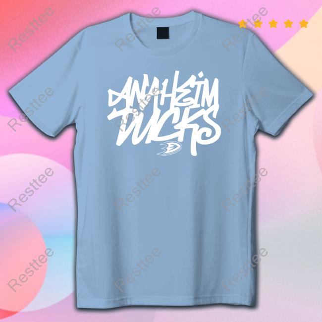 Anaheim Ducks Levelwear Richmond Graffiti T-Shirt