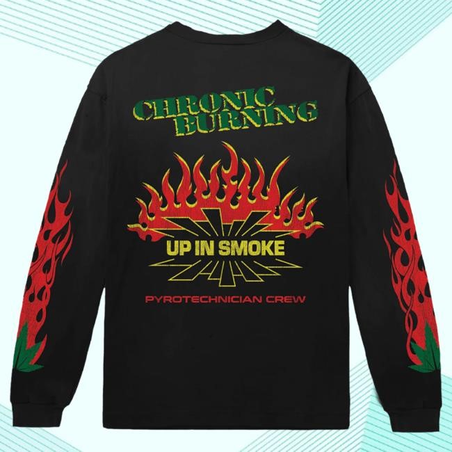 Official Complex Store Shop Merch Snoop Dogg Dr. Dre Up In Smoke Pyro LongSleeve