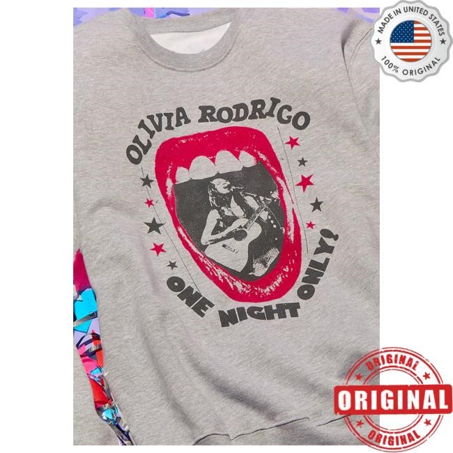 Official Olivia Rodrigo one night only Crewneck