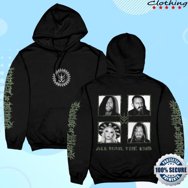 Official Closed Casket Activities Merch Shop House Of Black - The End New Hoodie