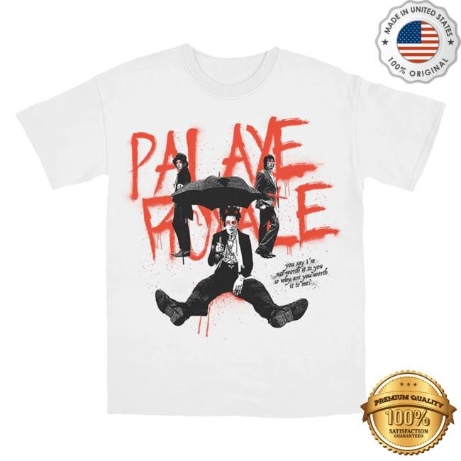Official Sumerian Records Shop Merch Palaye Royale White "Umbrella" Top Shirt