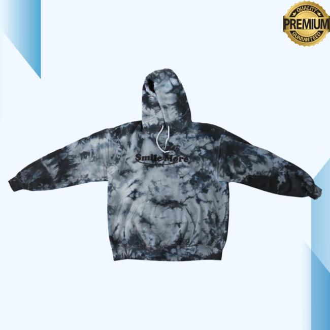 Official Bunker Branding Tie-Dye Roman Atwood Smile More Tie Dye Hoodie BunkerBranding