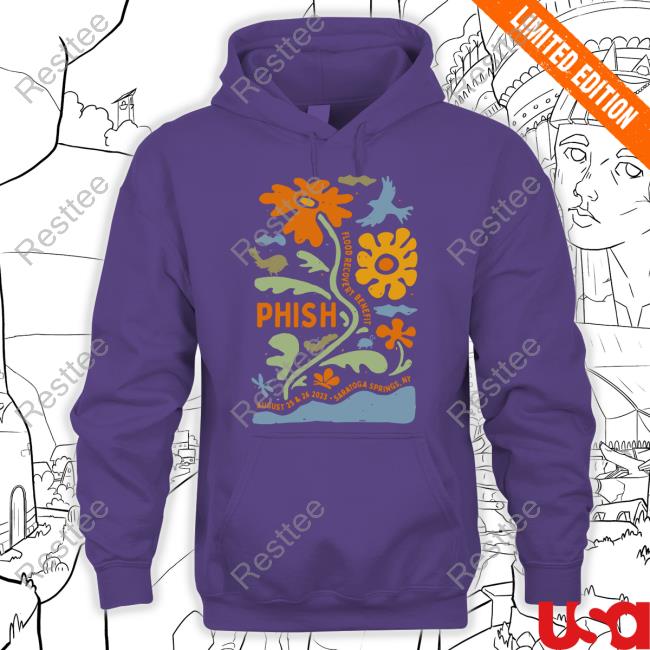 Official Phish Dry Goods Merch Flood Recovery Benefit 2023 Tee