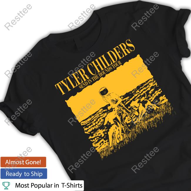 Tyler Childers Send In The Hounds Tour Grey Hounds Long Sleeve Tee
