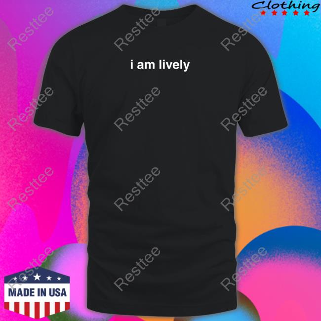 Official Selena Gomez Merch I Am Lively Tee Shirt