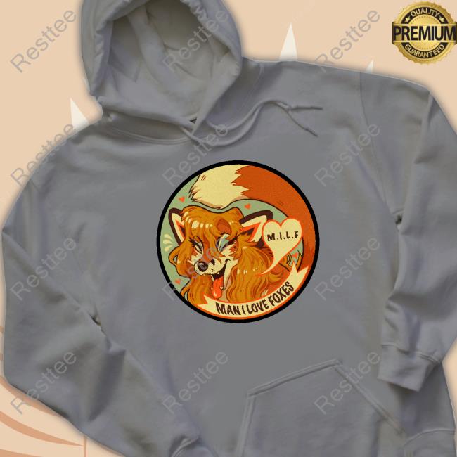 MILF Man I Love Foxes Funny Shirts Moth Sprout MILF Man I Love Foxes Funny Long Sleeve Tee Moth Sprout