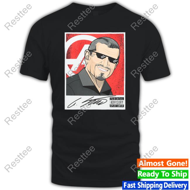 Haas F1 Team Merch Guenther Steiner T-shirt Album Cover