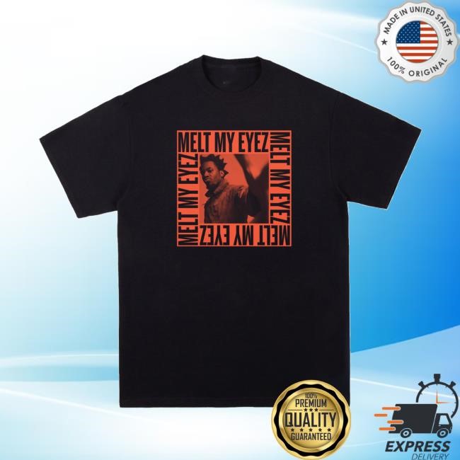 Denzel Curry Official Merch Shop Melt My Eyez Black Retro Shirt