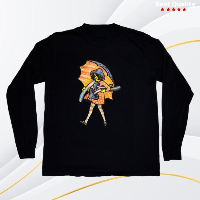 Official Slinger Apparel Store Shop Gold&Silver Fume Shroom Girl Long Sleeve Pyroscopic