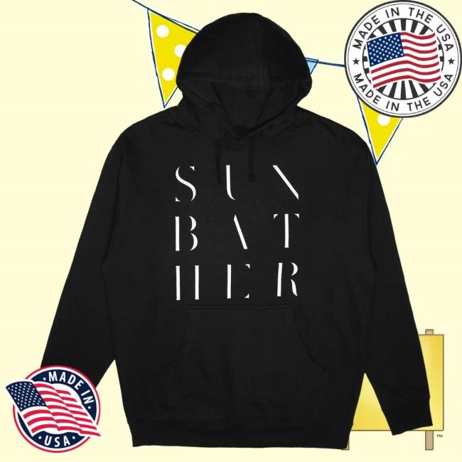 Official Deafheaven Merch Sun bather Attractive Hoodie Black
