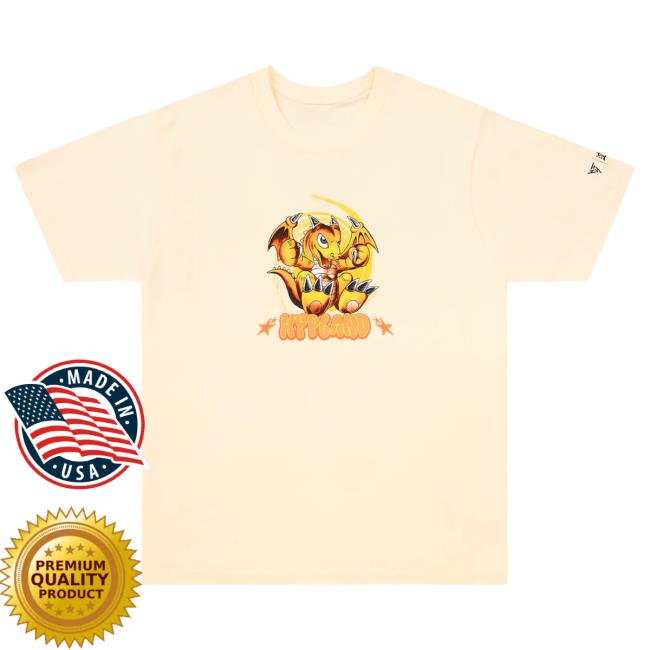 Official Hypland Clothing Merch Store Hypland Yugioh Dino Shirt New (Cream)