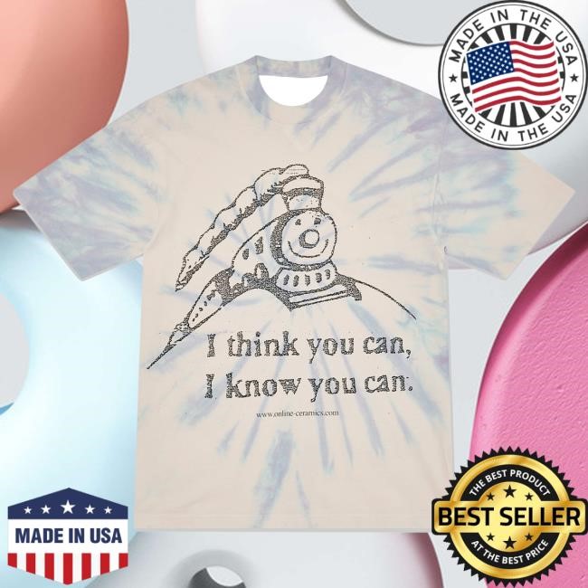 Official Dover Street Market Clothing Store Brain Dead Men's I Think You Can I Know You Can T-Shirts Hand Dye