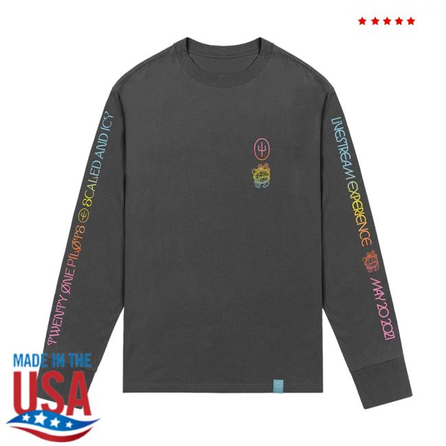 Twenty One Pilots Global Gradient Long Sleeve Tee Shirt