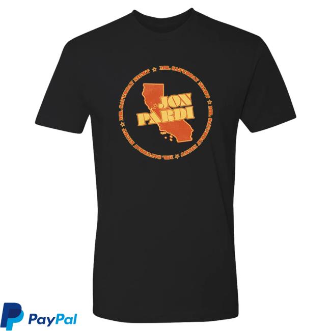Official Merch Bar Jon Pardi Mr. Saturday Night Shirt 2023 MerchBar